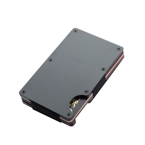 Carbon Fiber Card Holder RFID Metal Wallet